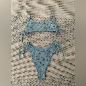 LA HEARTS 90s floral bikini S/XS